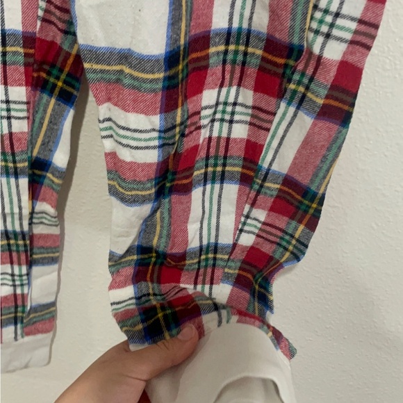 Old Navy Red and White Plaid Pajama Pants - Picture 9 of 11